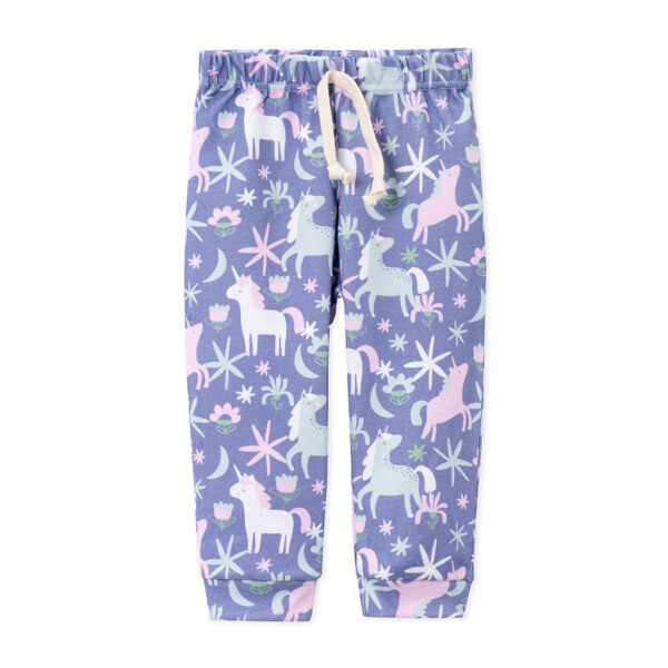 1240046Pantalon largo interlock estampado c/cordon - Imagen 3