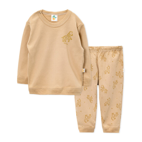 121561Pijama bebé 2 piezas buzo estampa central - Imagen 2