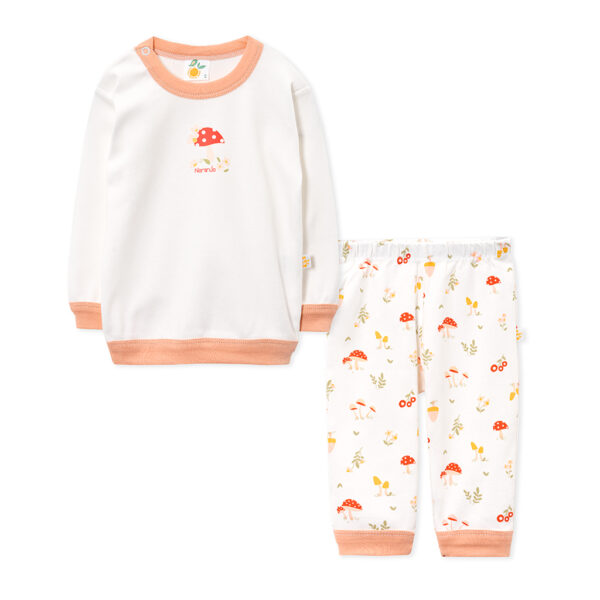 121761Pijama bebé 2 piezas buzo estampa central