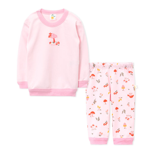 121761Pijama bebé 2 piezas buzo estampa central - Imagen 2
