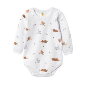 121800Body francés con broche manga larga