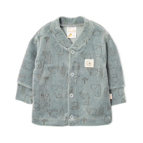 104142Saquito plush estampado - Imagen 4