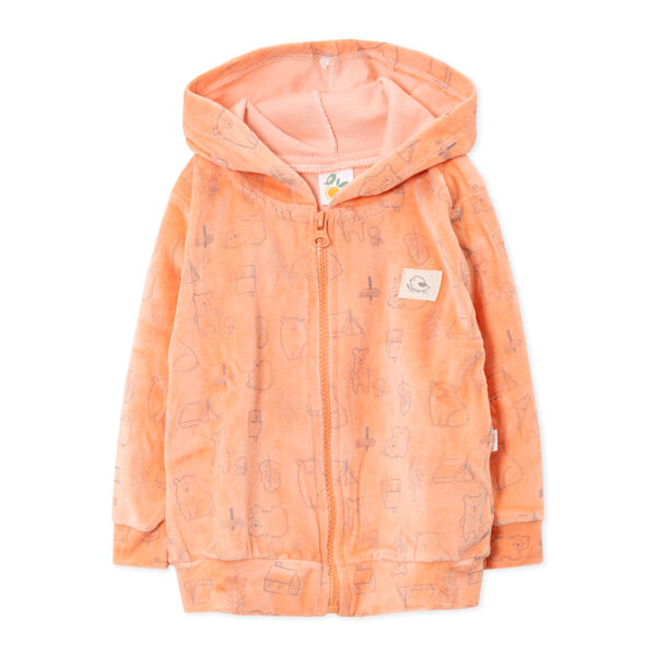 104145Campera con capucha Estampada - Imagen 4