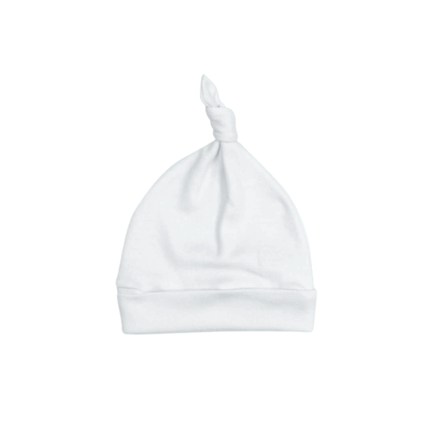 111164Gorrito interlock blanco