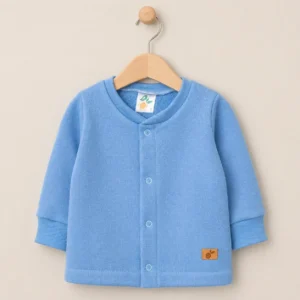 115310Saquito rustico con broche bebe mini