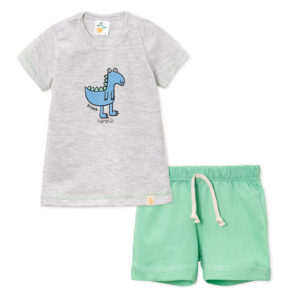 5136Conj remera c/est aventura y short liso