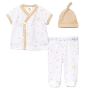 5049Ajuar bee Batita,medio osito y Gorrito