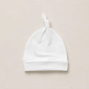 101164Gorrito Interlock blanco