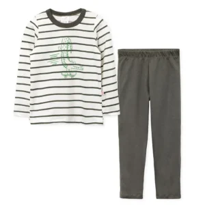 144723Pijama nene c/estampa cocodrilo