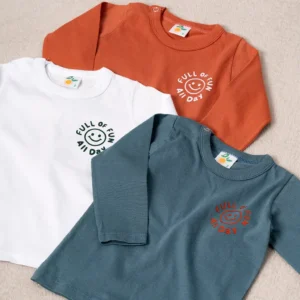 144034Remera m/l bebe con estampa