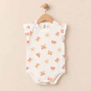 152723Body mariposas manga con frunce