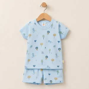 152860Pijama bebe remera y short safari