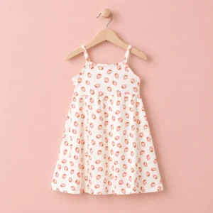 155819Vestido nena jersey estampado